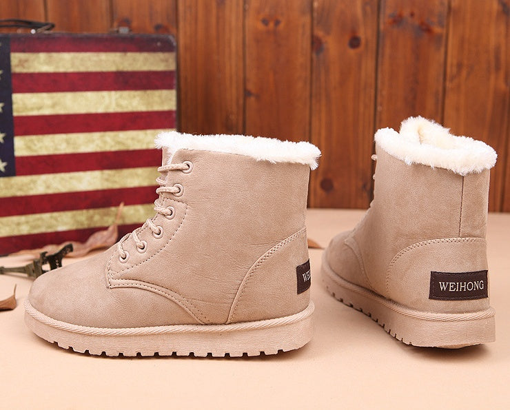 Bottes de Neige Chaudes et Confortables