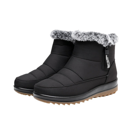 Bottines d'Hiver avec Zip Latéral