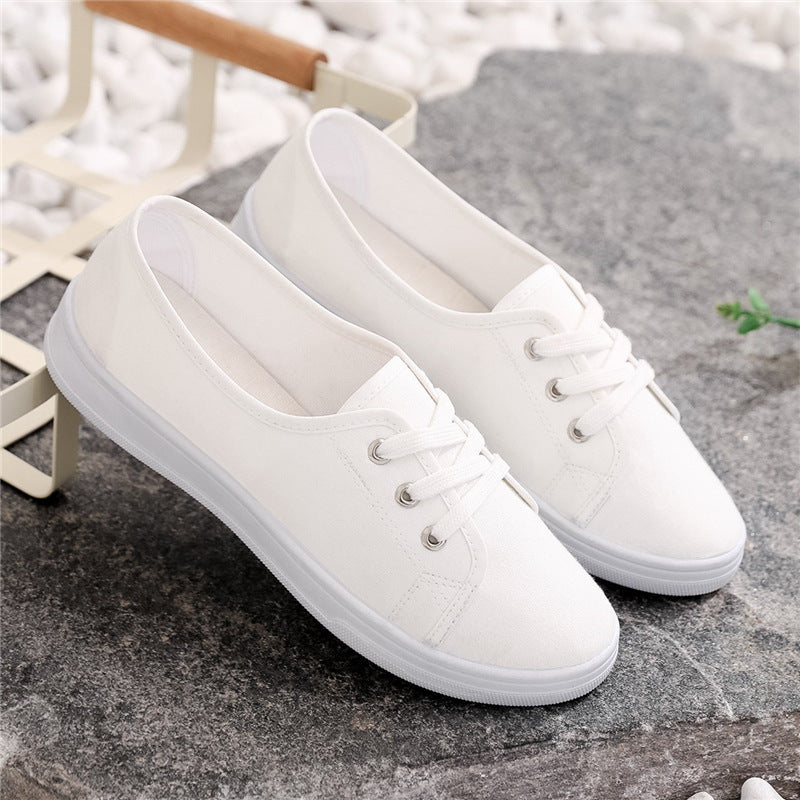 Chaussures Toile Printemps-Automne pour Étudiantes